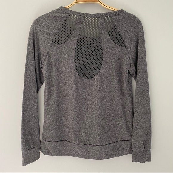 Balance Collection Long-Sleeve Grey Sweatshirt - Picture 2 of 11